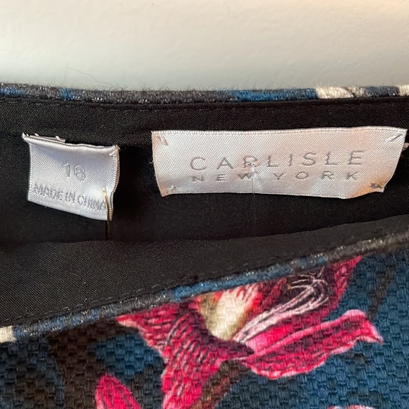 Carlisle New York Multicolored Floral Pencil Skirt Size 16 - Picture 3 of 9